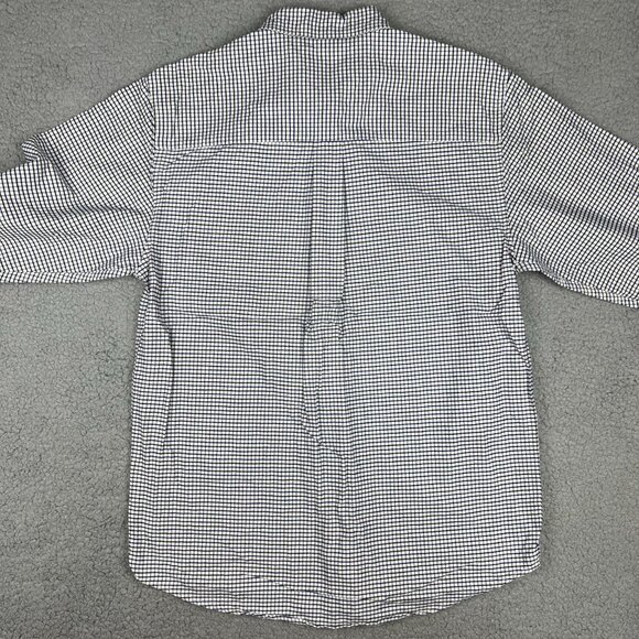 Disney Eeyore Shirt Mens Small White Blue Check Button Up Down Winnie The Pooh 2 - Picture 3 of 12